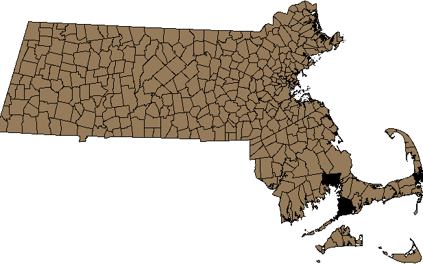 Massachusetts Town Boundaries
