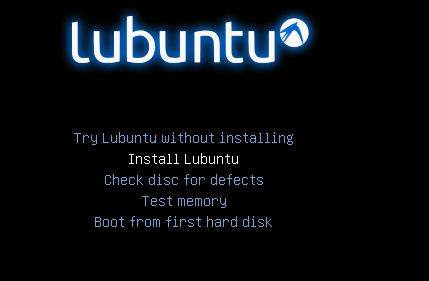 Install Lubuntu